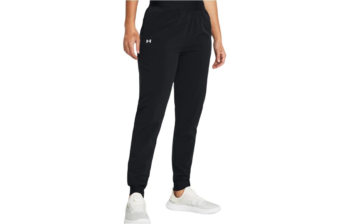Трикотажные спортивные штаны женские черные Under Armour 
Трикотажные спортивные штаны женские черные Under Armour