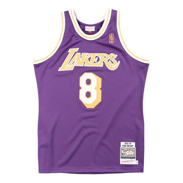Майка Mitchell & Ness NBA Authentic Jersey 'Los Angeles Lakers - Kobe Bryant 1996-97', фиолетовый
Майка Mitchell & Ness NBA Authentic Jersey 'Los Angeles Lakers - Kobe Bryant 1996-97', фиолетовый