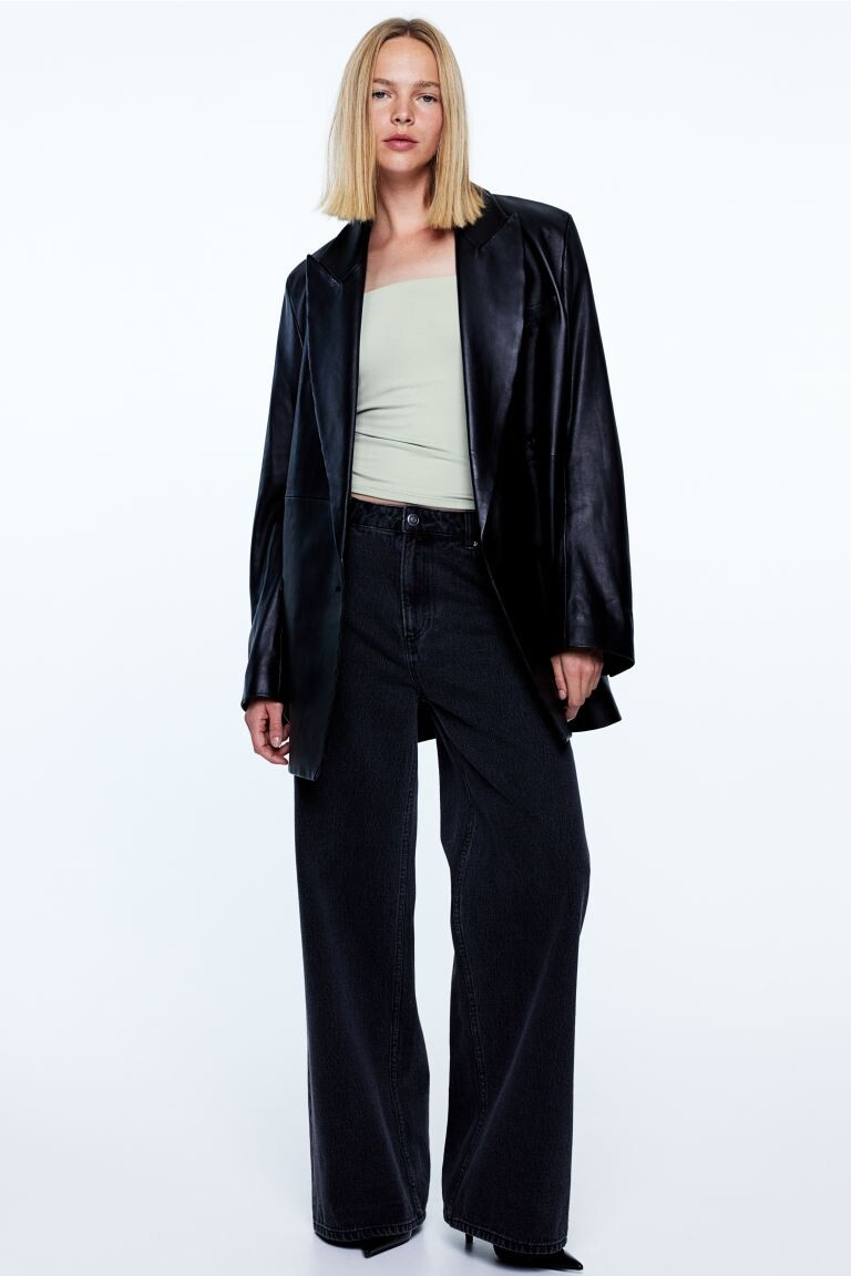 Рубашка из джерси с длинными рукавами H&M, зеленый
Рубашка из джерси с длинными рукавами H&M, зеленый