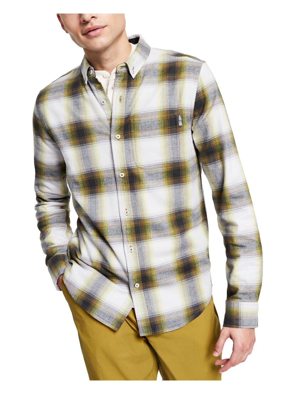 Мужская фланелевая рубашка в клетку на пуговицах BASS OUTDOOR, цвет Vapor Blue/Explorer Plaid
Мужская фланелевая рубашка в клетку на пуговицах BASS OUTDOOR, цвет Vapor Blue/Explorer Plaid