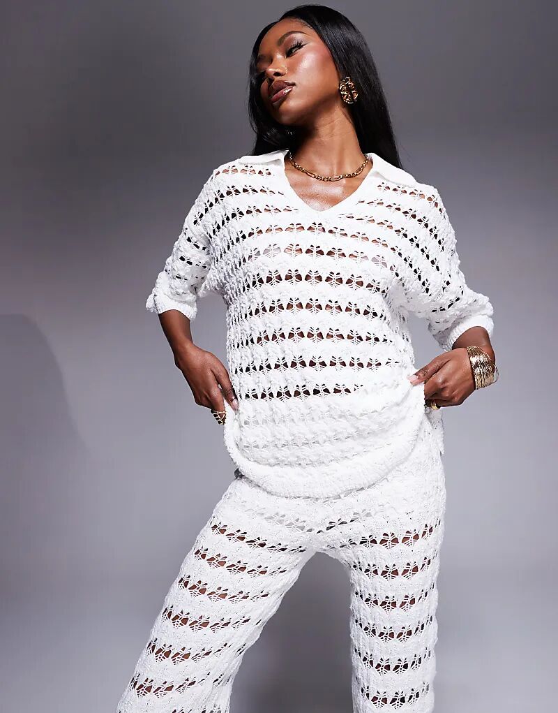 Белая трикотажная рубашка с воротником ASOS DESIGN, изящный стежок
Белая трикотажная рубашка с воротником ASOS DESIGN, изящный стежок