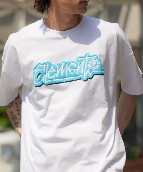 Мужская футболка с коротким рукавом, принт логотипа ELEMENT, белый
Мужская футболка с коротким рукавом, принт логотипа ELEMENT, белый