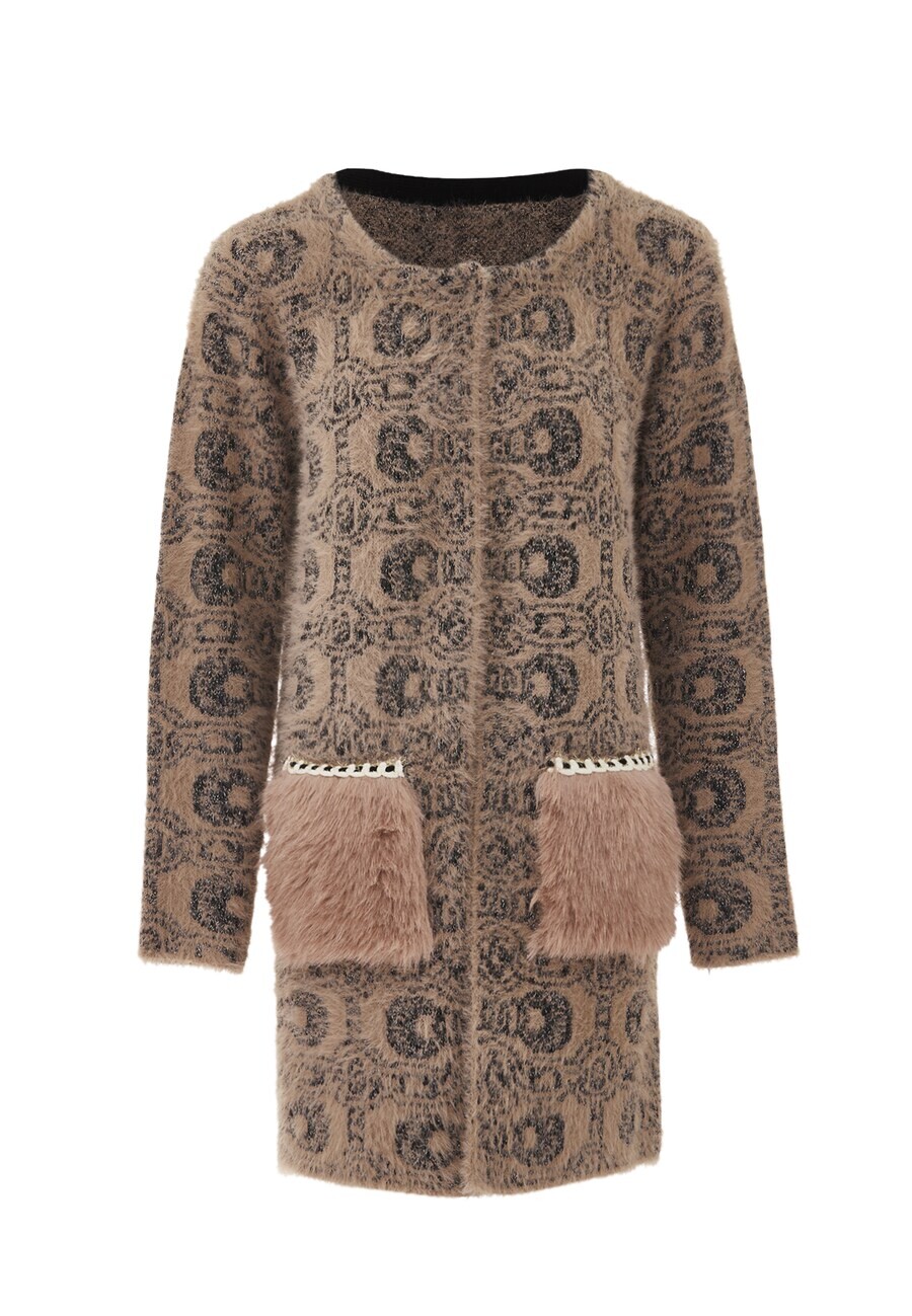 Вязаный кардиган faina Knit Cardigan, цвет mocha
Вязаный кардиган faina Knit Cardigan, цвет mocha