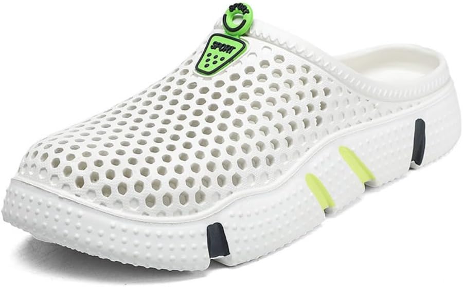 Мужские кроссовки-мулы без пятки и с открытой спиной, с широкой платформой для тенниса и ракеточных видов спорта, слипоны, пляжные сандалии Geerta, белый
Мужские кроссовки-мулы без пятки и с открытой спиной, с широкой платформой для тенниса и ракеточных видов спорта, слипоны, пляжные сандалии Geerta, белый