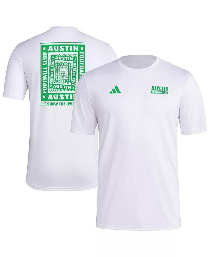 Мужская белая футболка Austin FC Local Wrap adidas
Мужская белая футболка Austin FC Local Wrap adidas
