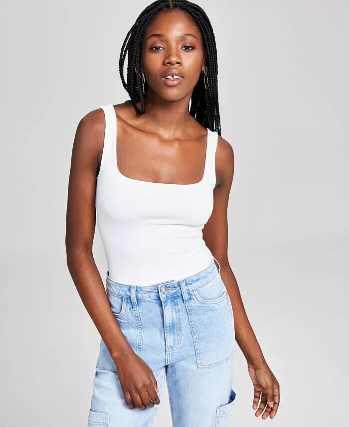 Женское боди-стринги без рукавов с квадратным вырезом And Now This, белый
Женское боди-стринги без рукавов с квадратным вырезом And Now This, белый