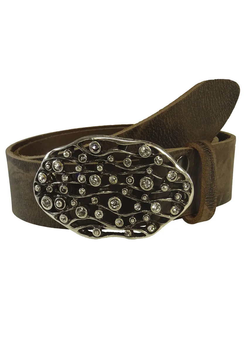 LIFEBULT by showroom 019° кожаный ремень со сменной застежкой "Волна овал с белыми стразами", 4см Rettungsring By Showroom 019°, коричневый
LIFEBULT by showroom 019° кожаный ремень со сменной застежкой "Волна овал с белыми стразами", 4см Rettungsring By Showroom 019°, коричневый