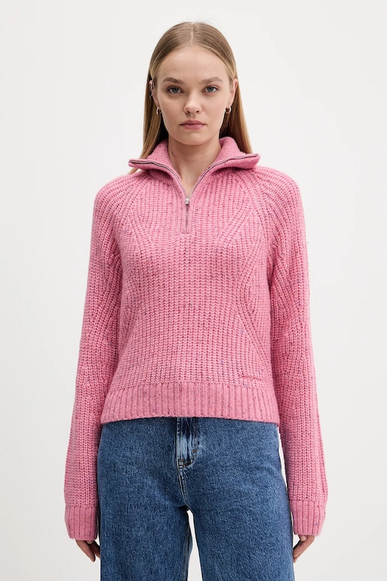 Свитер из смесовой шерсти Tommy Jeans, розовый
Свитер из смесовой шерсти Tommy Jeans, розовый