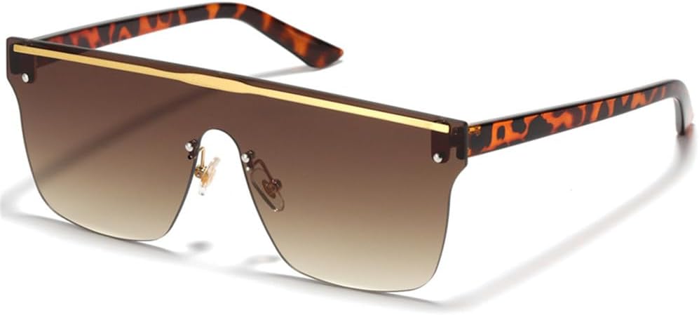 Мужские солнцезащитные очки без оправы, женские солнцезащитные очки с большой оправой и защитой от УФ-излучения UV400. Очки-очки большого размера для женщин LANGSER, Gradient Tea
Мужские солнцезащитные очки без оправы, женские солнцезащитные очки с большой оправой и защитой от УФ-излучения UV400. Очки-очки большого размера для женщин LANGSER, Gradient Tea