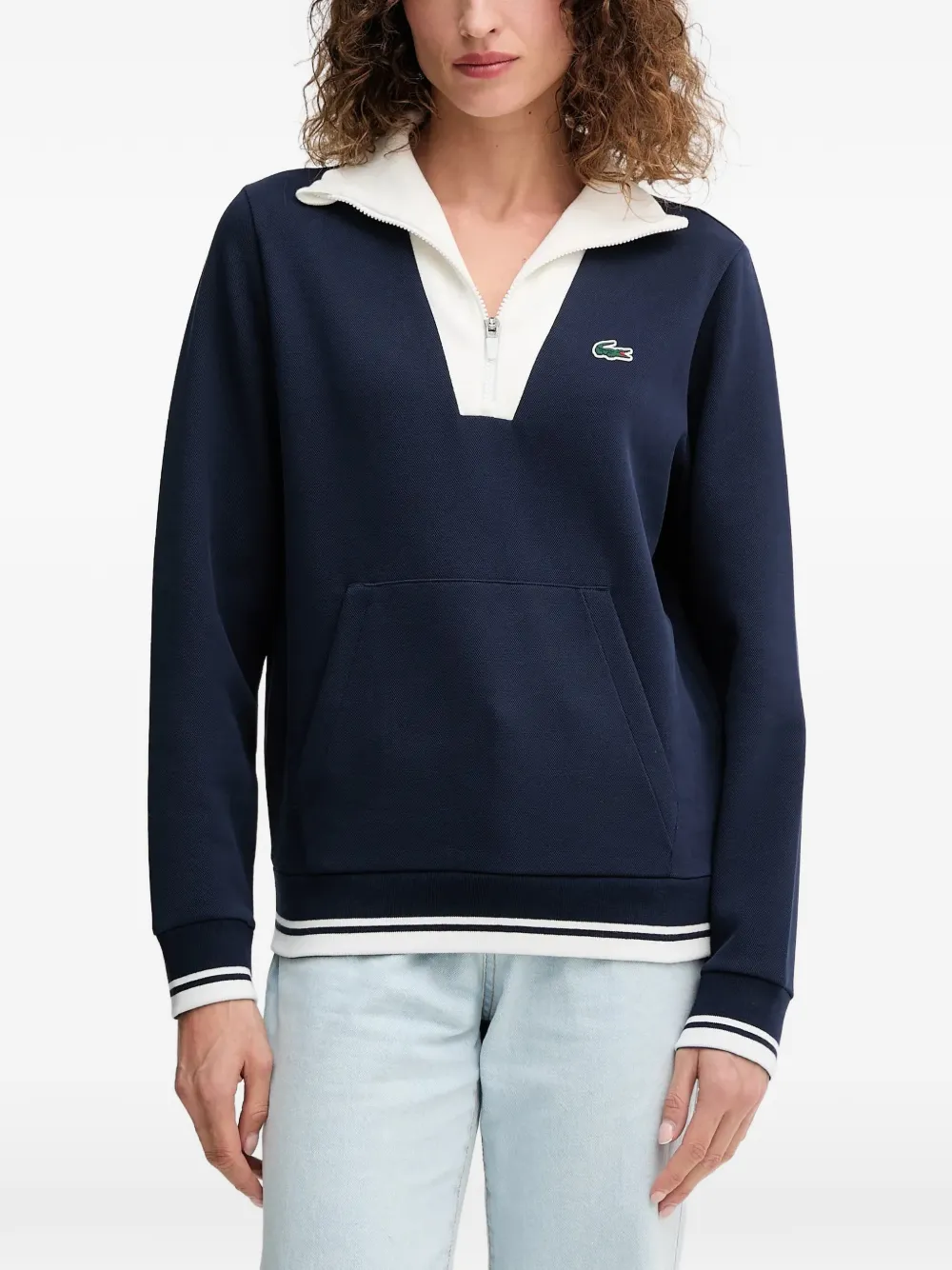 Свитшот с четверной молнией в винтажном стиле Lacoste, синий
Свитшот с четверной молнией в винтажном стиле Lacoste, синий