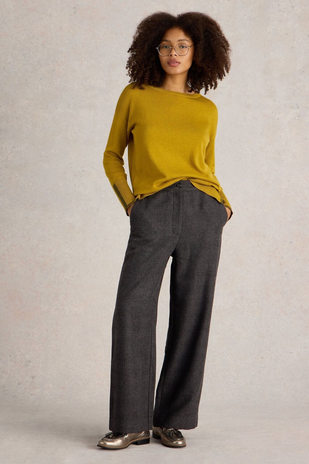 Широкие брюки Una tweedy White Stuff, черный
Широкие брюки Una tweedy White Stuff, черный