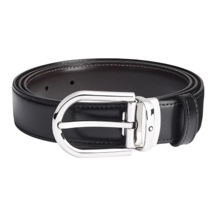 MONTBLANC Кожаный мужской ремень черный шириной 3 см, Black
MONTBLANC Кожаный мужской ремень черный шириной 3 см, Black