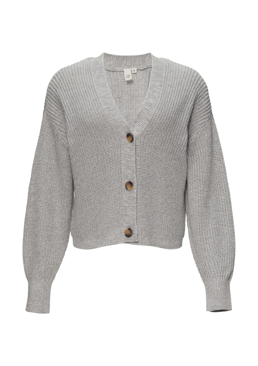 Вязаный кардиган QS, серый
Вязаный кардиган QS, серый