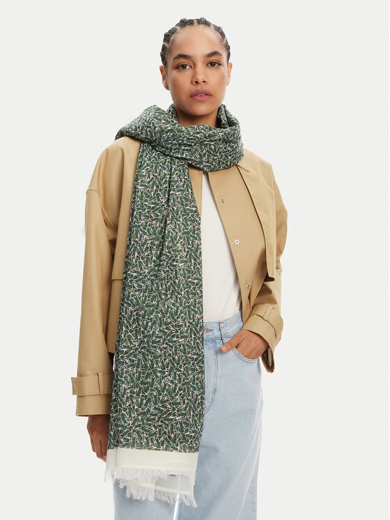 Шарф RE0741 Lacoste, зеленый 
Шарф RE0741 Lacoste, зеленый