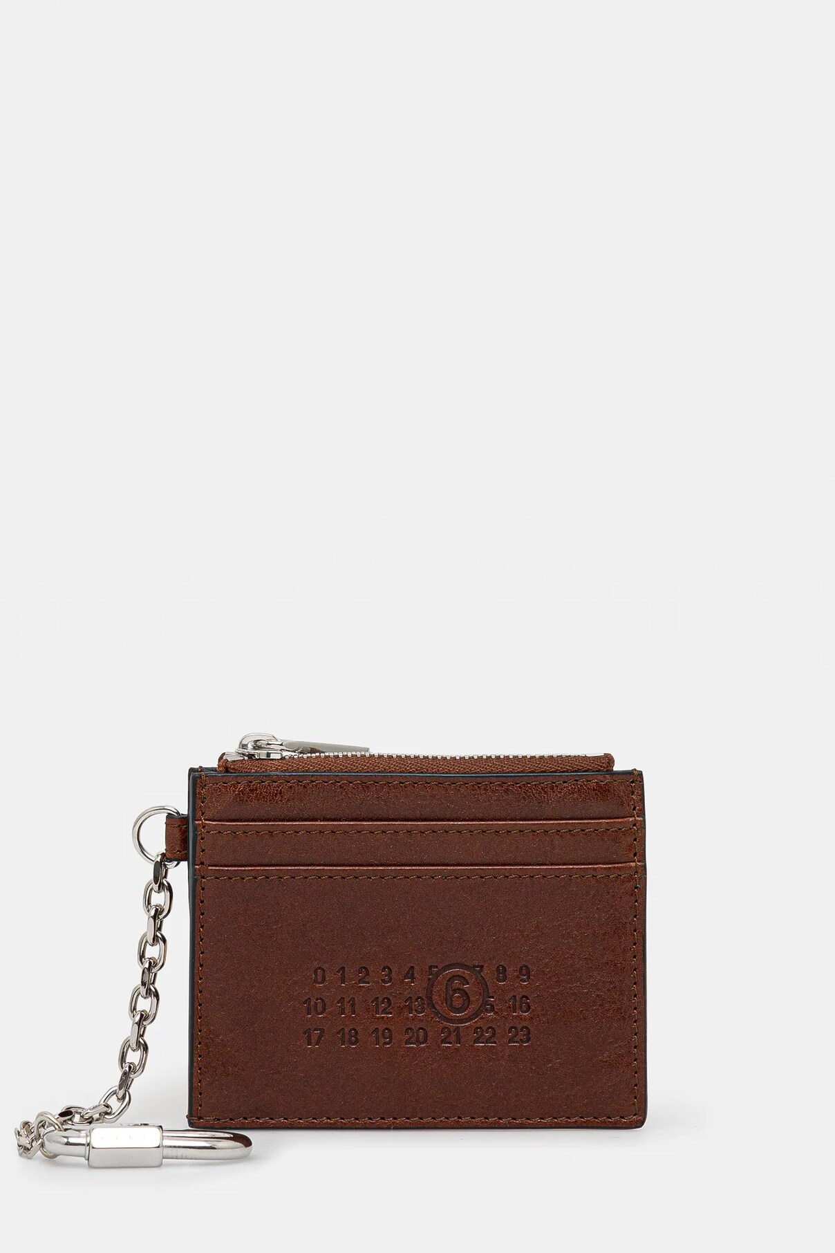 Кожаный кошелек Mm6 Maison Margiela, коричневый
Кожаный кошелек Mm6 Maison Margiela, коричневый