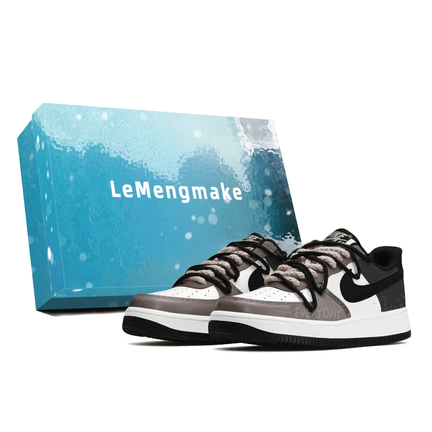 Nike Детские кроссовки для скейтбординга Air Force 1 с противоскользящей подошвой, износостойкие, черные, коричневые, для подростков
Nike Детские кроссовки для скейтбординга Air Force 1 с противоскользящей подошвой, износостойкие, черные, коричневые, для подростков