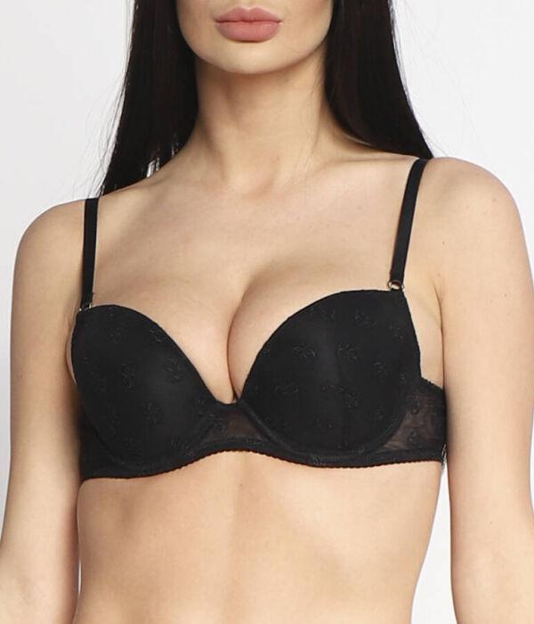 Бюстгальтер пуш-ап Элейн Guess Underwear, черный
Бюстгальтер пуш-ап Элейн Guess Underwear, черный