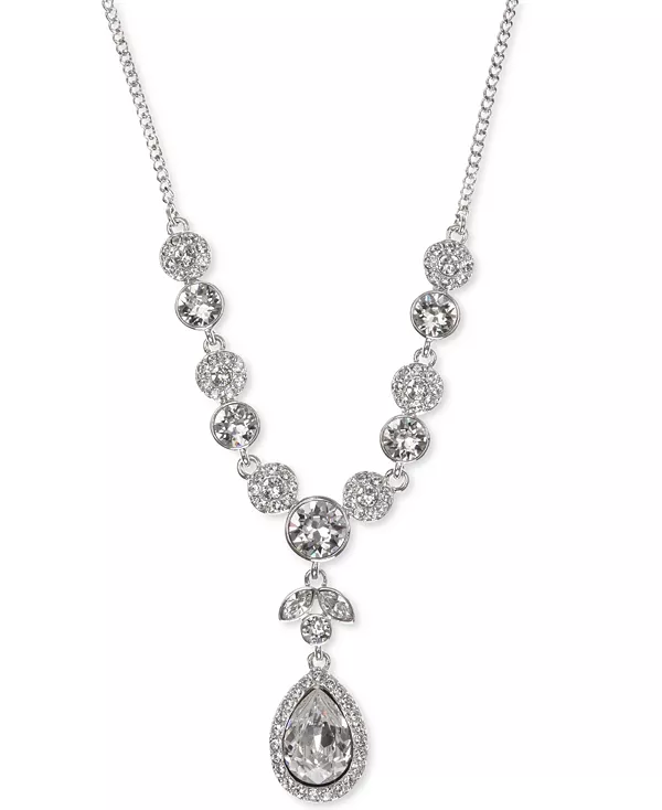 Многокристальное ожерелье с Y-образным вырезом Givenchy, silver
Многокристальное ожерелье с Y-образным вырезом Givenchy, silver