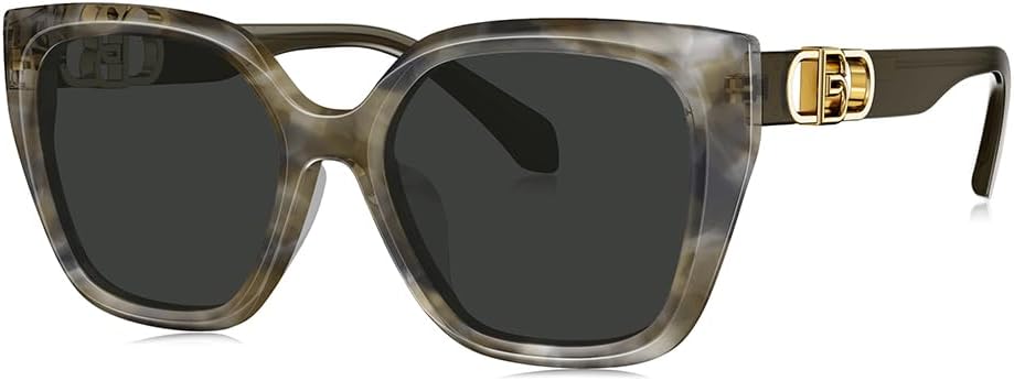 Женские элегантные модные солнцезащитные очки BOLON в форме «кошачий глаз» с поляризованными линзами, эксклюзивный бренд очков EssilorLuxottica, Floral Pale Turquoise/Grey Regular
Женские элегантные модные солнцезащитные очки BOLON в форме «кошачий глаз» с поляризованными линзами, эксклюзивный бренд очков EssilorLuxottica, Floral Pale Turquoise/Grey Regular