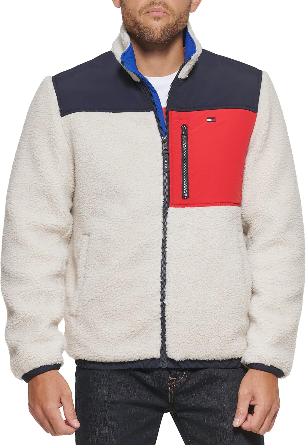 Мужская куртка Tommy Hilfiger Contrast Sherpa с воротником-стойкой, Cream
Мужская куртка Tommy Hilfiger Contrast Sherpa с воротником-стойкой, Cream