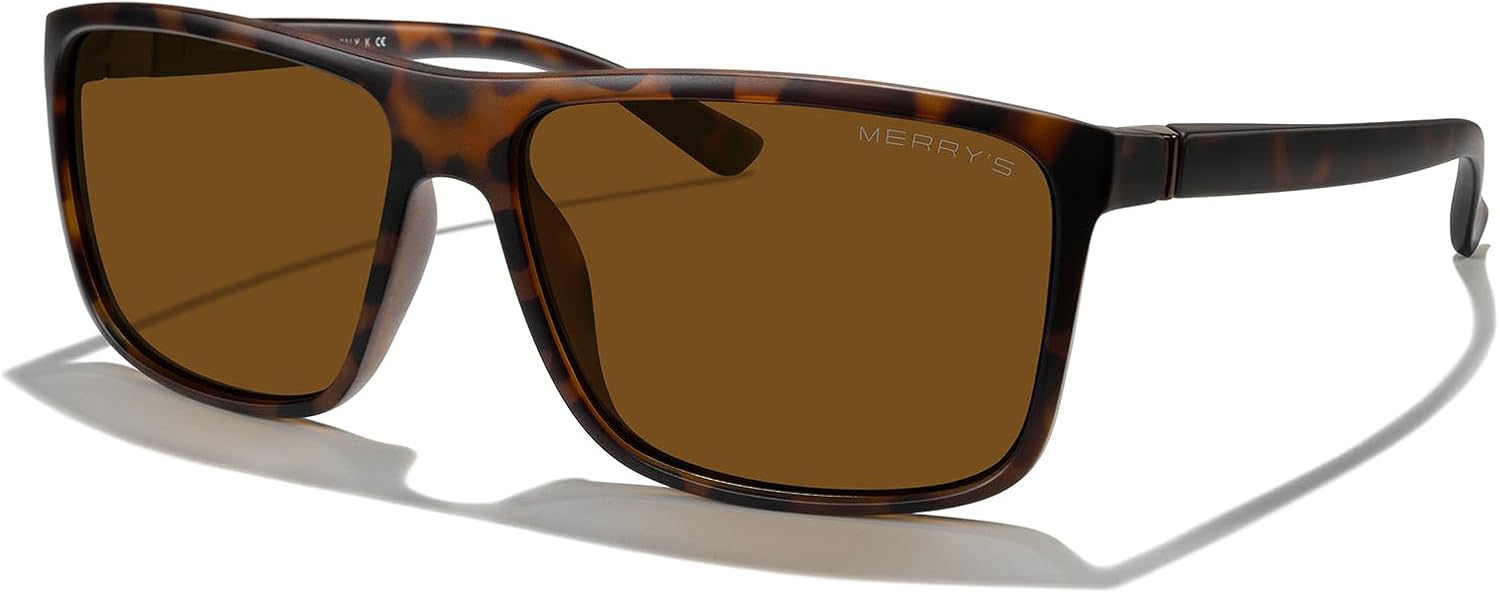 Прямоугольные поляризованные спортивные солнцезащитные очки MERRY'S для мужчин и женщин, для езды на велосипеде, вождения, рыбалки, с защитой UV400, модель S8225, Matte Leopard Frame/Brown Metal/Brown Lens
Прямоугольные поляризованные спортивные солнцезащитные очки MERRY'S для мужчин и женщин, для езды на велосипеде, вождения, рыбалки, с защитой UV400, модель S8225, Matte Leopard Frame/Brown Metal/Brown Lens