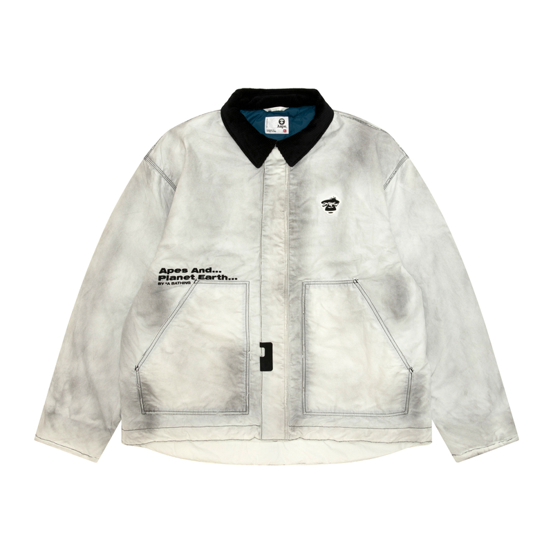 Куртка с воротником из вельвета от A Bathing APE Aape, серый
Куртка с воротником из вельвета от A Bathing APE Aape, серый