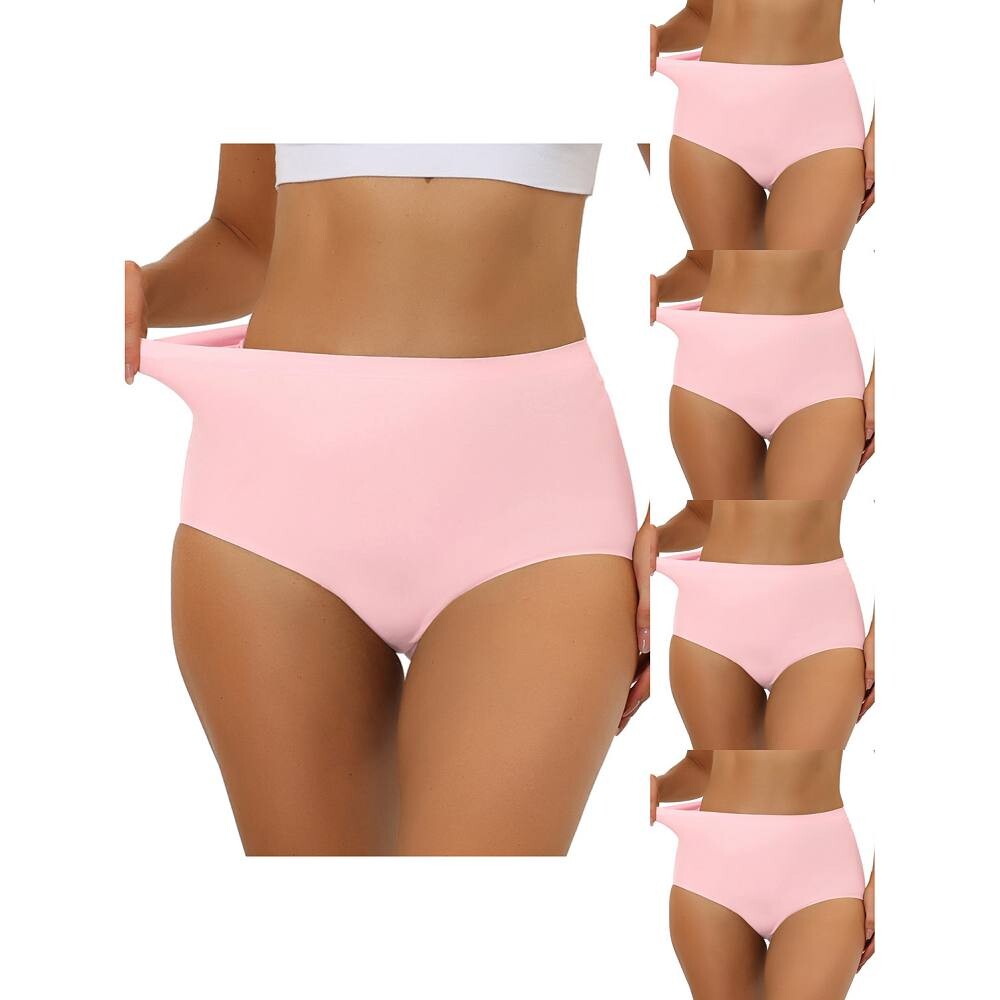 5 упаковок женских эластичных трусов с высокой талией, дышащего хипстерского нижнего белья без показа ALLEGRA K, Pk
5 упаковок женских эластичных трусов с высокой талией, дышащего хипстерского нижнего белья без показа ALLEGRA K, Pk