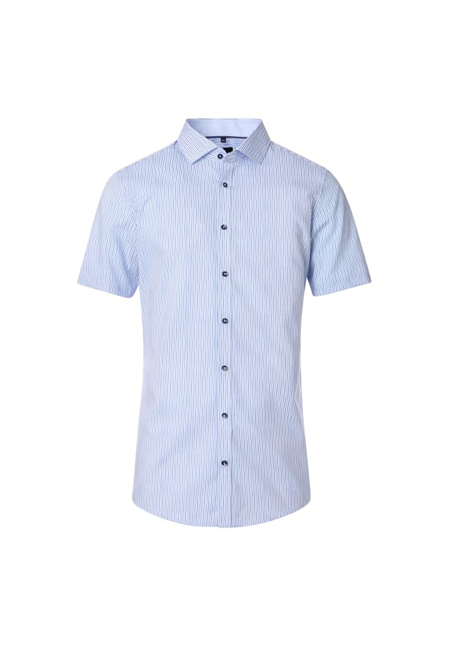 Рубашка делового покроя с коротким рукавом и принтом Venti, голубой
Рубашка делового покроя с коротким рукавом и принтом Venti, голубой
