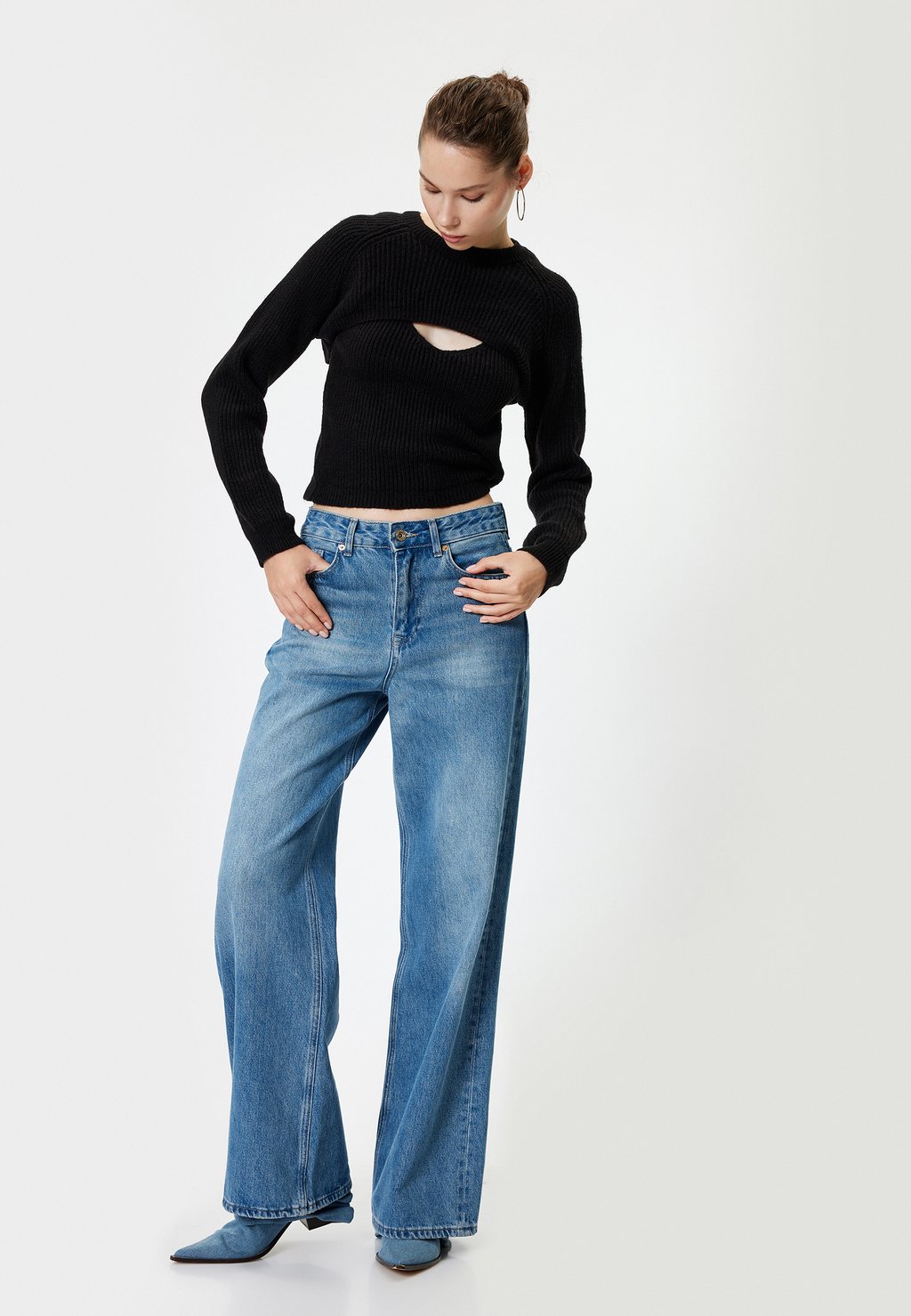 Джемпер Koton, черный
Джемпер Koton, черный