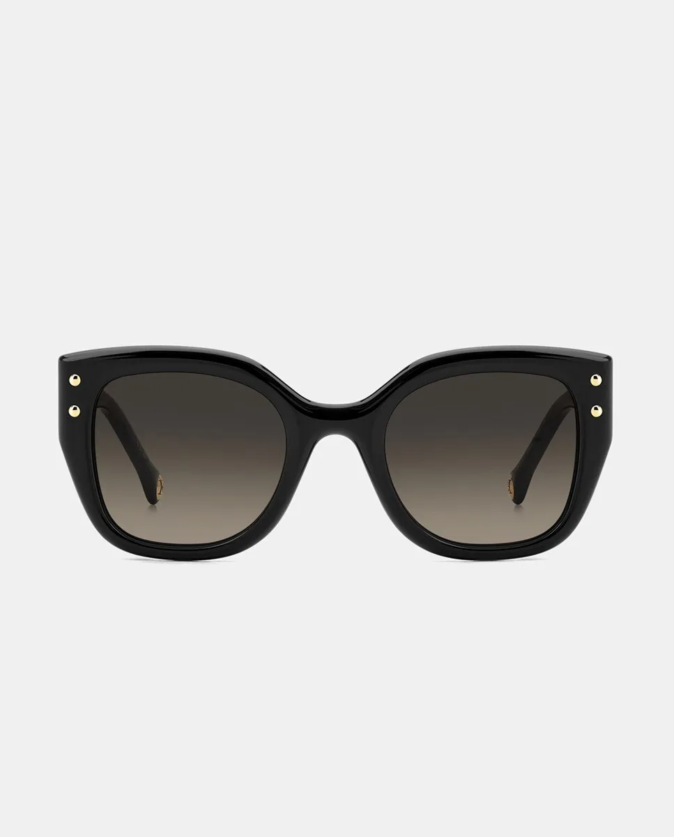Квадратные женские солнцезащитные очки из ацетата с градиентными линзами Carolina Herrera, черный
Квадратные женские солнцезащитные очки из ацетата с градиентными линзами Carolina Herrera, черный