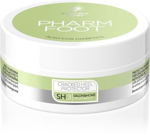 Защитная мазь от трещин на пятках с озонированным оливковым маслом, 75мл Victoria Vynn, Pharm Foot Cracked Heel Protector
Защитная мазь от трещин на пятках с озонированным оливковым маслом, 75мл Victoria Vynn, Pharm Foot Cracked Heel Protector