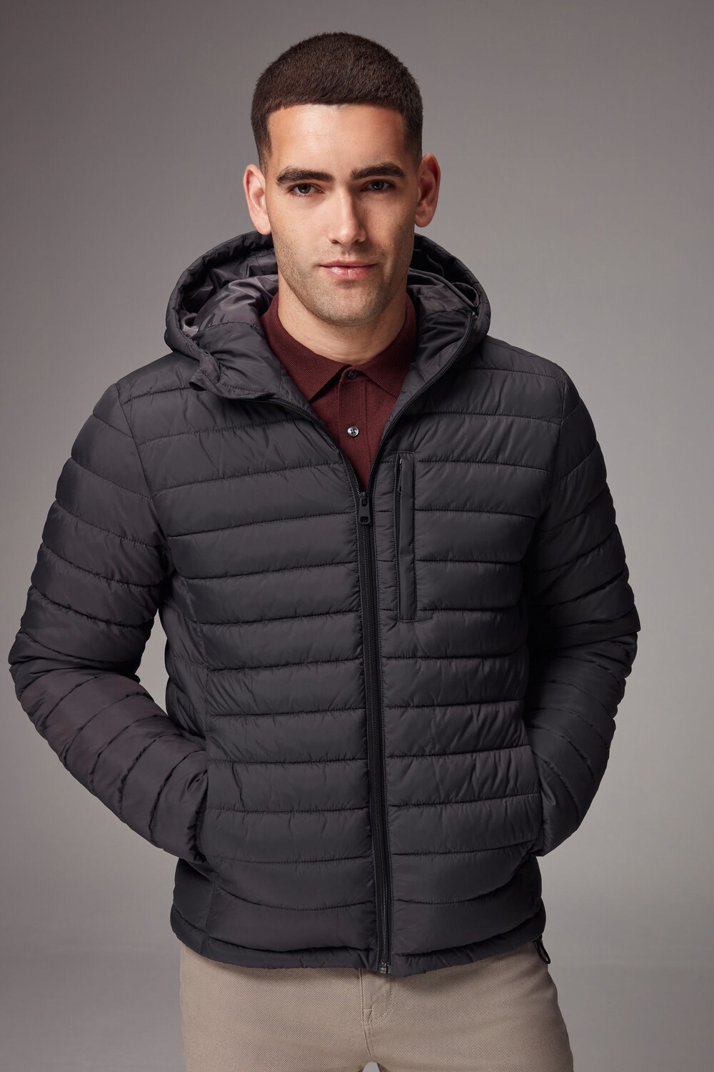 Легкая куртка пуховик с капюшоном, устойчивая к воздействию дождя Next, серый
Легкая куртка пуховик с капюшоном, устойчивая к воздействию дождя Next, серый