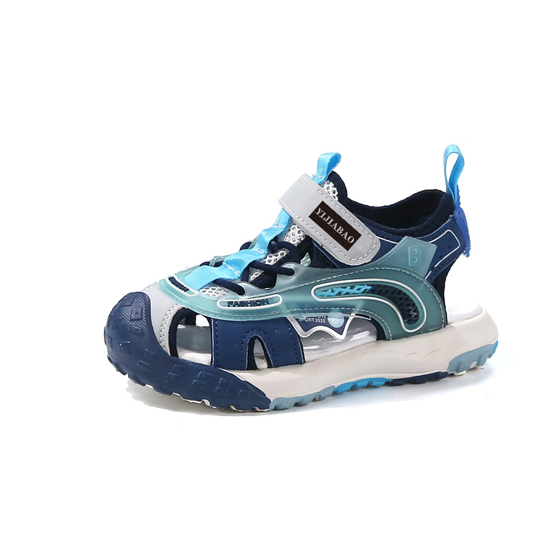 Детские сандалии с низким верхом, дышащие, нескользящие, легкие, амортизирующие, износостойкие Yi Jiabao, синий
Детские сандалии с низким верхом, дышащие, нескользящие, легкие, амортизирующие, износостойкие Yi Jiabao, синий