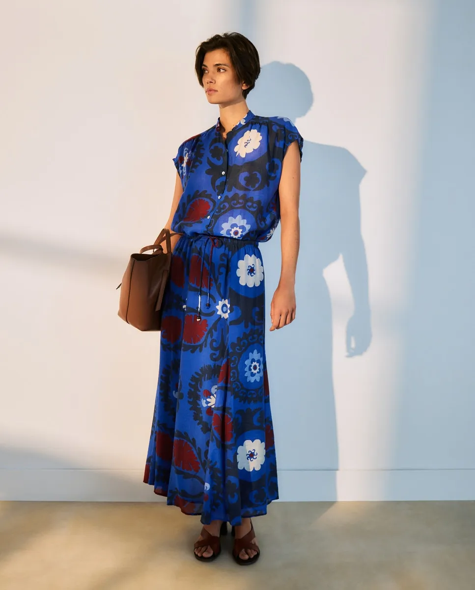 Юбка с принтом и килями Woman El Corte Inglés, синий
Юбка с принтом и килями Woman El Corte Inglés, синий