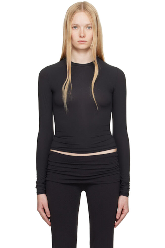 Черная футболка с длинным рукавом Fits Everyone SKIMS
Черная футболка с длинным рукавом Fits Everyone SKIMS