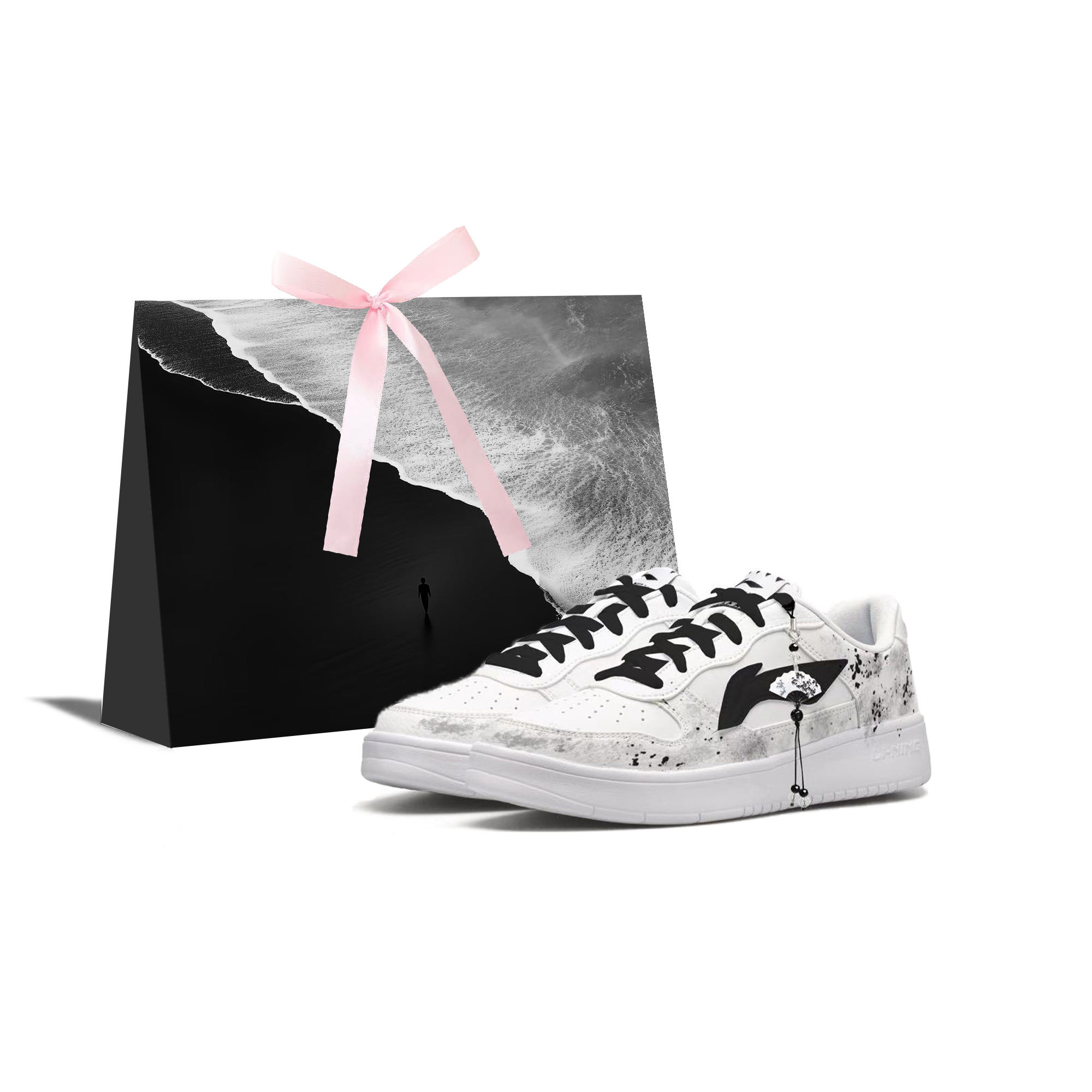 LINING Обувь для скейтбординга Pontoon Boats с износостойким покрытием, дышащая, низкая, мужская, черно-белая
LINING Обувь для скейтбординга Pontoon Boats с износостойким покрытием, дышащая, низкая, мужская, черно-белая