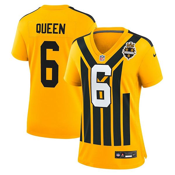 Женская футболка Patrick Queen Pittsburgh Steelers Alternate 1933 Throwback Game Nike
Женская футболка Patrick Queen Pittsburgh Steelers Alternate 1933 Throwback Game Nike