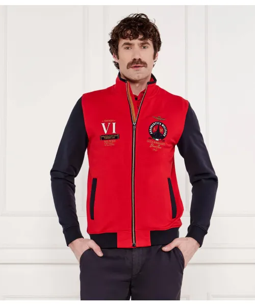 Толстовка Regular fit Aeronautica Militare, красный 
Толстовка Regular fit Aeronautica Militare, красный