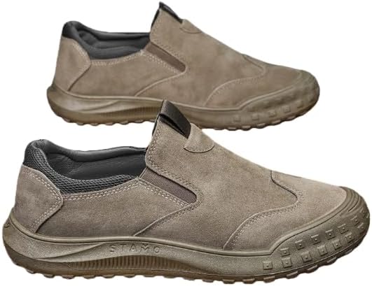 Мужские кожаные лоферы-мокасины с отделкой из замши, легкие и дышащие стильные мужские лоферы Hhhchpm, хаки
Мужские кожаные лоферы-мокасины с отделкой из замши, легкие и дышащие стильные мужские лоферы Hhhchpm, хаки