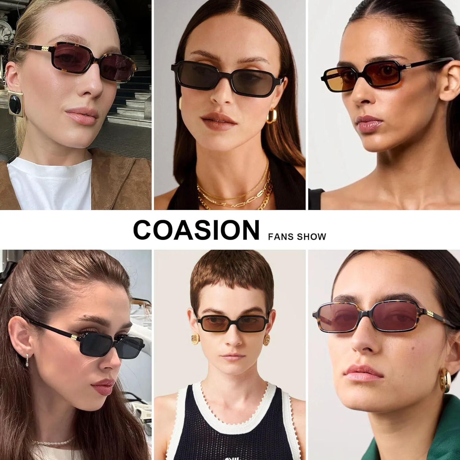 Солнцезащитные очки COASION в стиле ретро, прямоугольной формы, для женщин - маленькие винтажные модные солнцезащитные очки в стиле 90-х, A4 Beige / Orange
Солнцезащитные очки COASION в стиле ретро, прямоугольной формы, для женщин - маленькие винтажные модные солнцезащитные очки в стиле 90-х, A4 Beige / Orange