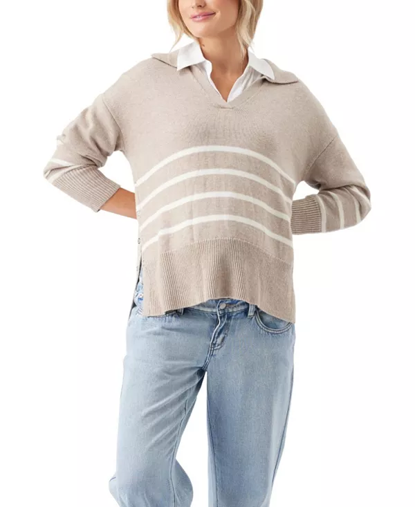 Вязаный свитер для кормящих мам Lori Ripe Maternity, бежевый
Вязаный свитер для кормящих мам Lori Ripe Maternity, бежевый