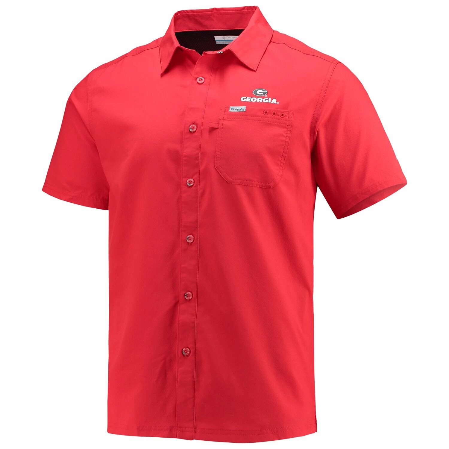 Мужская рубашка на пуговицах Columbia PFG Red Georgia Bulldogs Slack Tide Camp
Мужская рубашка на пуговицах Columbia PFG Red Georgia Bulldogs Slack Tide Camp