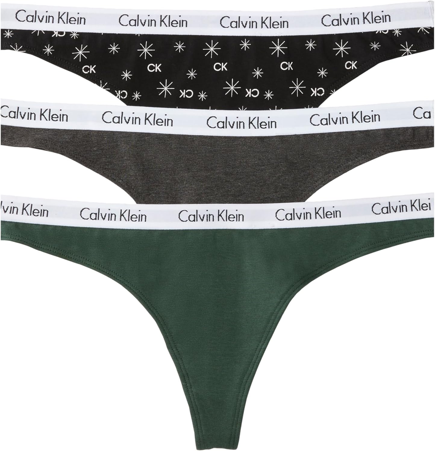 Женские трусики-стринги Calvin Klein Carousel Logo из хлопка и эластичного хлопка, упаковка, Kelly Green/Charcoal/Ck Spark Black
Женские трусики-стринги Calvin Klein Carousel Logo из хлопка и эластичного хлопка, упаковка, Kelly Green/Charcoal/Ck Spark Black