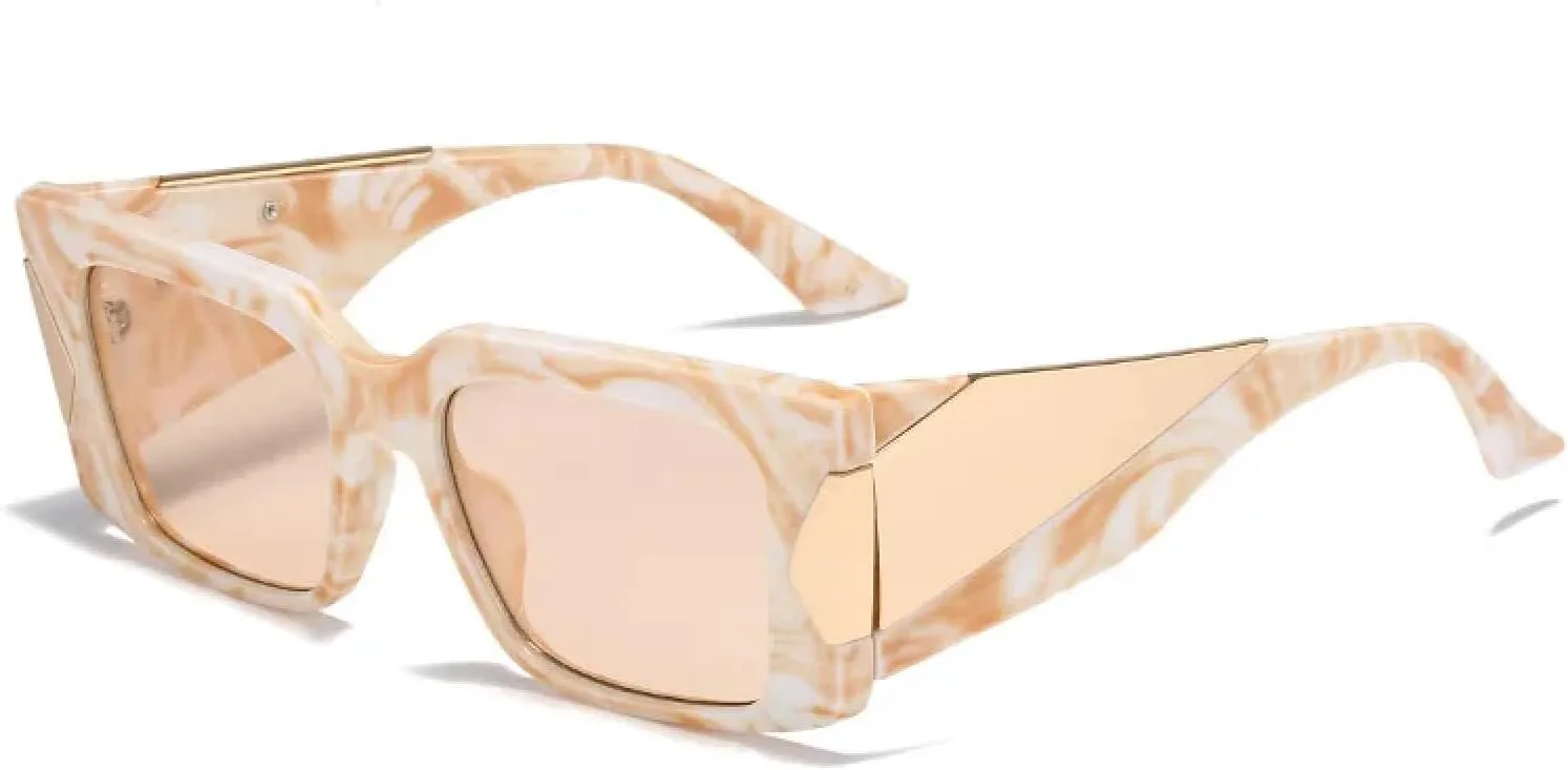 Модные солнцезащитные очки для женщин, винтажные панк-очки, мужские очки с защитой от УФ-излучения UV400, ретро-очки, трендовые модели VVTWSSW, C7beige-lightbrown
Модные солнцезащитные очки для женщин, винтажные панк-очки, мужские очки с защитой от УФ-излучения UV400, ретро-очки, трендовые модели VVTWSSW, C7beige-lightbrown