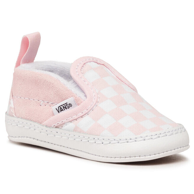Кроссовки Vans Slip-OnV Crib, розовый/белый 
Кроссовки Vans Slip-OnV Crib, розовый/белый