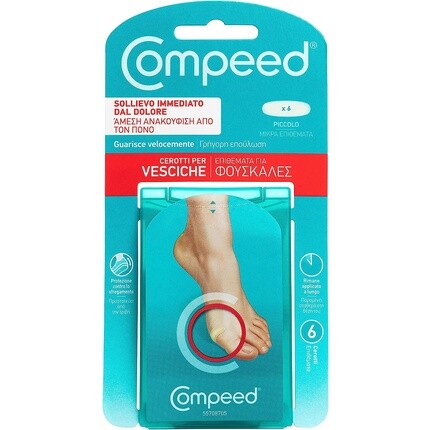 Пластыри для небольших волдырей, Compeed
Пластыри для небольших волдырей, Compeed