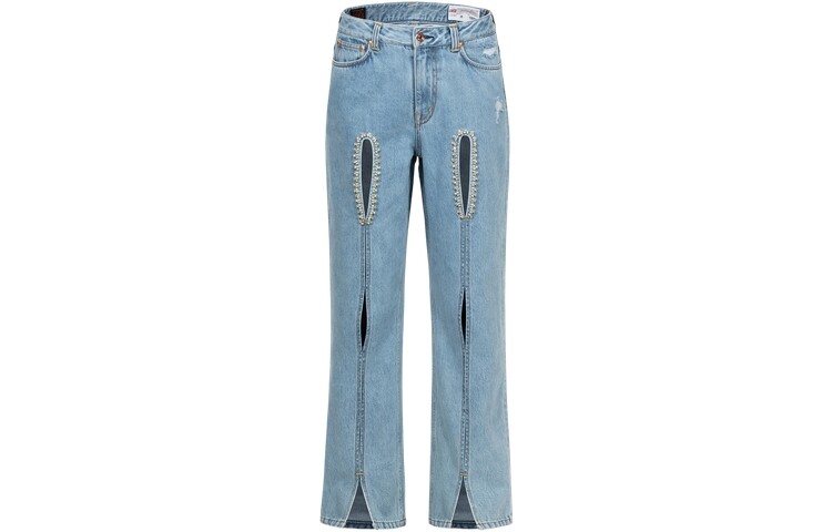 Джинсы женские деним синие Evisu
Джинсы женские деним синие Evisu