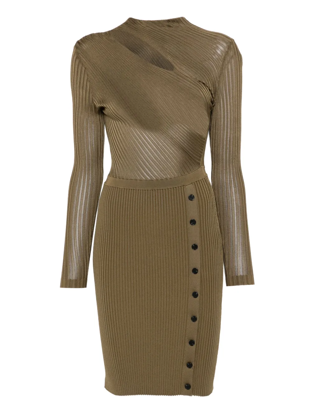 Платье в рубчик Self-Portrait, зеленый
Платье в рубчик Self-Portrait, зеленый