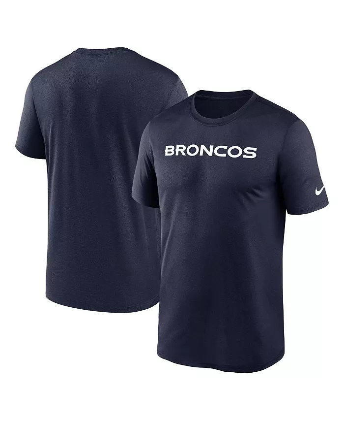 Мужская футболка Denver Broncos Primetime Legend Wordmark Performance, цвет navy Nike
Мужская футболка Denver Broncos Primetime Legend Wordmark Performance, цвет navy Nike