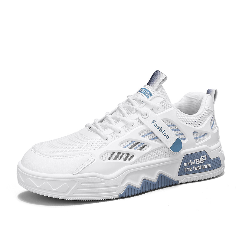 Низкие мужские кроссовки SHOUBA, White Blue
Низкие мужские кроссовки SHOUBA, White Blue